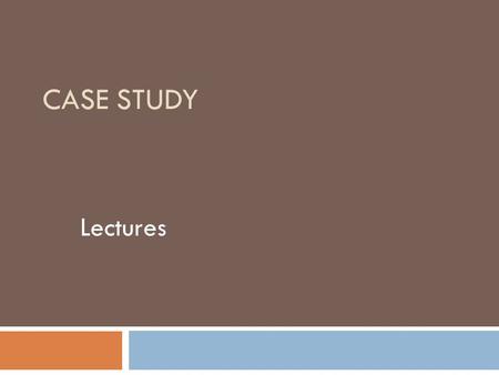 CASE STUDY Lectures. Tips for professors  Do not lower standards to accommodate students with a disability.  Give your BVI students an opportunity to.