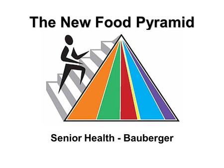 The New Food Pyramid Senior Health - Bauberger.