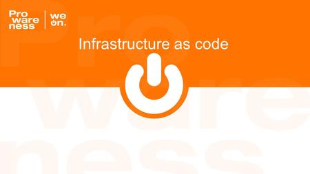 Infrastructure as code. “Enable the reconstruction of the business from nothing but a source code repository, an application data backup, and bare metal.