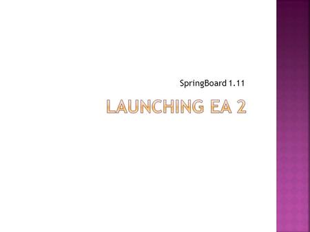 SpringBoard 1.11.  In the first part of this unit, you read short stories and studied elements that help create a writer’s style.  By writing your own.