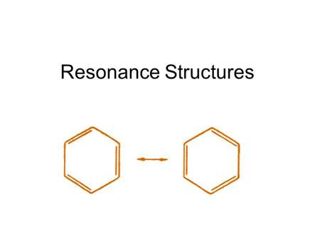 Resonance Structures. Which one of these three structures is the correct one? As it turns out, laboratory measurements show that all three bonds are equal.