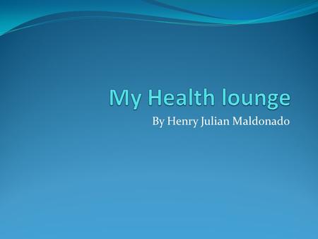 By Henry Julian Maldonado. Why should doctors get it? My health lounge is a professional mobile application that enables physical therapists to create.