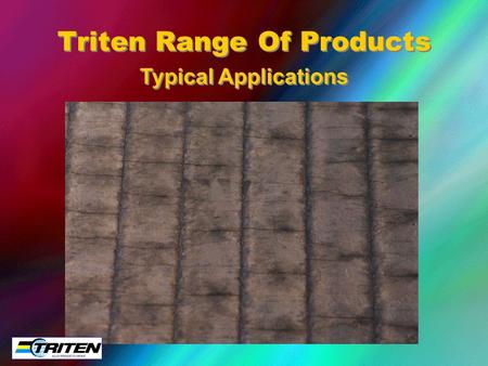 Typical Applications Triten Range Of Products. Flat Liners Quarry.