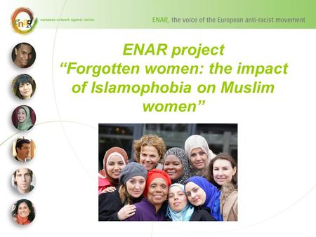 ENAR project “Forgotten women: the impact of Islamophobia on Muslim women”