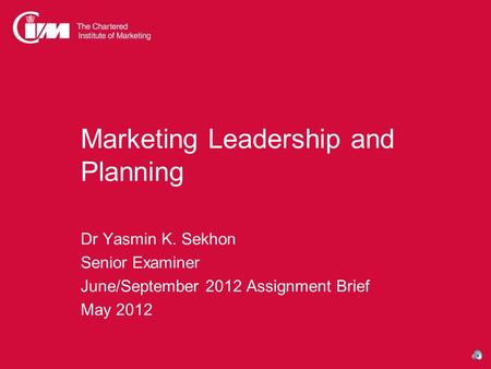 Marketing Leadership and Planning