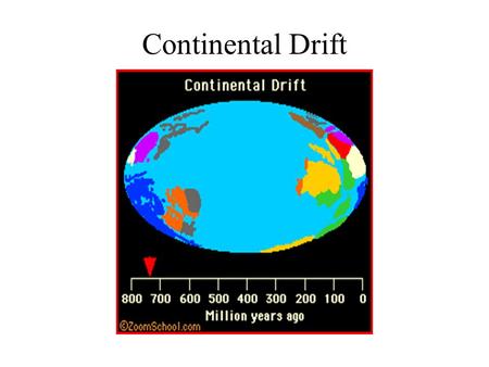 Continental Drift. Continental Drift Theory Most other scientists did not feel Wegener’s theory was true. That was because Wegener couldn’t come up with.