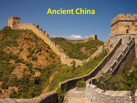 Ancient China. Geography NE – Cold/dry (drops below -17 and rivers are frozen ½ the year NW – desert/dry SE – Tropical (average 6350 mm rain/year - that’s.