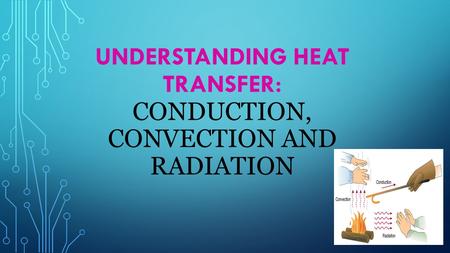 UNDERSTANDING HEAT TRANSFER: CONDUCTION, CONVECTION AND RADIATION.
