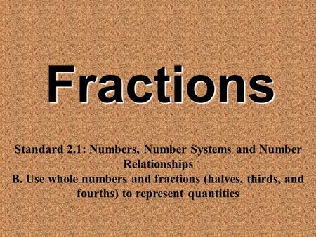 powerpoint presentation on fractions for grade 4