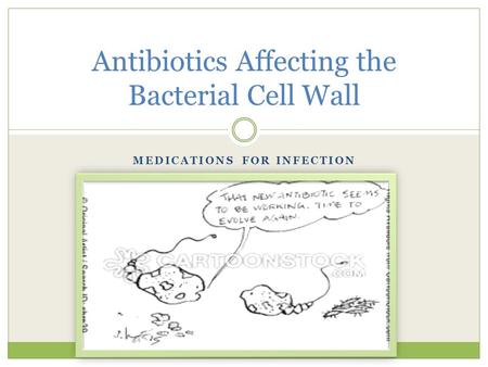 Antibiotics Affecting the Bacterial Cell Wall