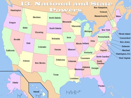 13. National and State Powers 13. National and State Powers.