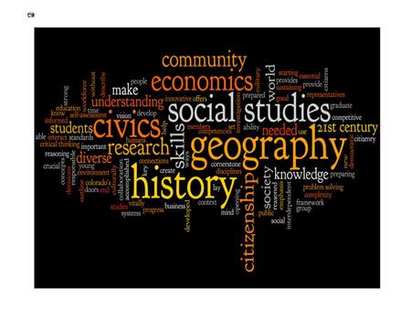 Course Syllabus 6th Grade Social Studies covers several areas of history mandated by the NJ State Department of Education in its Core Curriculum Content.