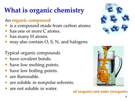 What is organic chemistry