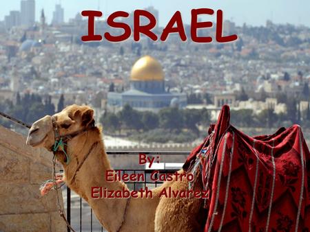 ISRAEL By: Eileen Castro Elizabeth Alvarez.