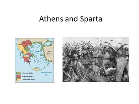 Athens and Sparta. Warm-up 2/24 In a democracy, who has the power? List the main differences between American democracy and ancient Greek democracy. Which.