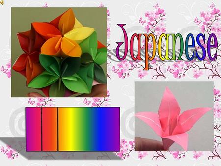 Origami was originated in China in the 1 st century AD but now it is more popular in Japan. It became a large impact to Japanese cultures after the.
