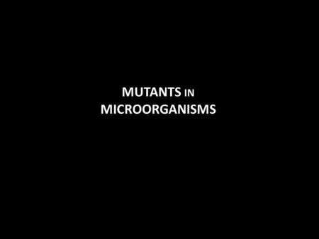 MUTANTS IN MICROORGANISMS. The reproduction of the bacterium Escherichia coli is achieved by binary fission, after his genome replication. Complete the.
