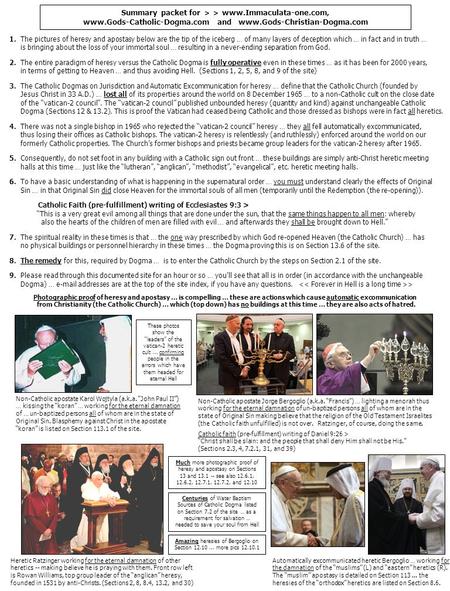 Non-Catholic apostate Karol Wojtyla (a.k.a. “John Paul II”) … kissing the “koran” … working for the eternal damnation of … un-baptized persons all of whom.