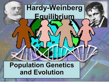Hardy-Weinberg Equilibrium Population Genetics and Evolution.