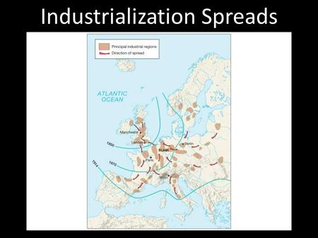 Industrialization Spreads. Industrialization development in the US United States has resources Natural and Labor Samuel Slater builds a textile mill in.