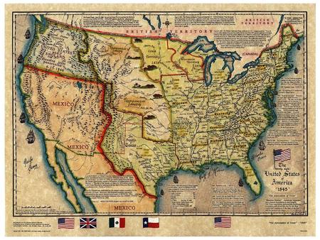 Tensions between the United States and Mexico In March 1845, James K. Polk became president. He wanted the nation to acquire the land between Texas and.