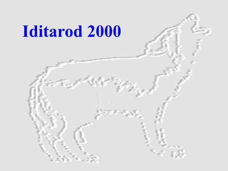 Iditarod 2000. * ”Clear Water”-named by the Shageluk Indians for the Iditarod River. *”Haiditarod”-named by the Ingalik Indians for the river on which.