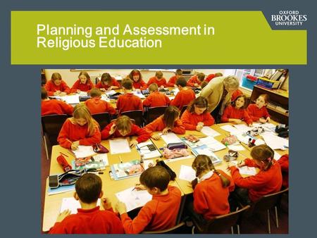 Planning and Assessment in Religious Education. Subject Knowledge Development.