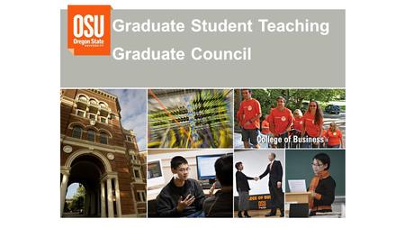 Graduate Student Teaching Graduate Council. Current Policy Graduate Student Teaching Students working toward graduate certificates or advanced degrees.