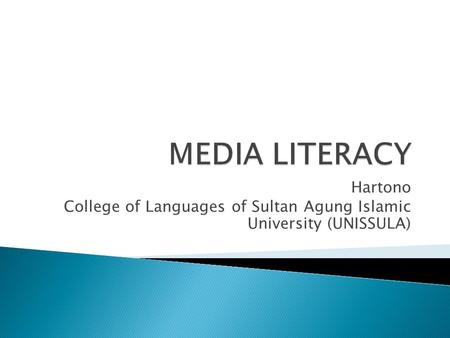 Hartono College of Languages of Sultan Agung Islamic University (UNISSULA)
