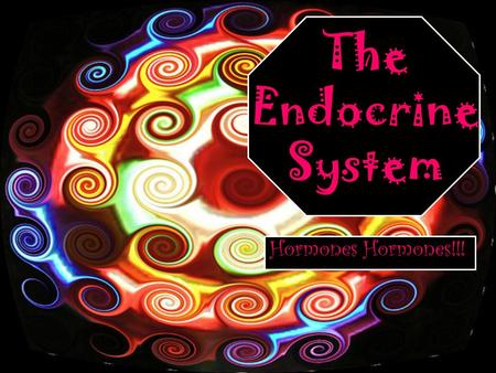 The Endocrine System Hormones Hormones!!!. Even though the endocrine system doesn’t seem very important to us, it really is! It affects almost everything.