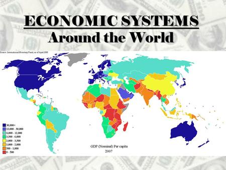 ECONOMIC SYSTEMS Around the World