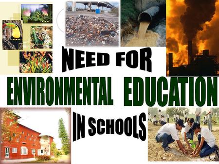 WHAT IS ENVIRONMENTAL EDUCATION? Environmental education refers to organized efforts to teach about how natural environments function and, particularly,
