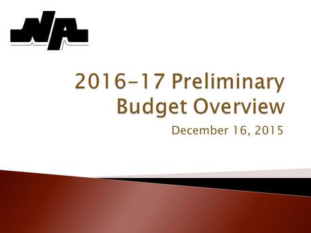 December 16, 2015. 2 SeptemberBuilding level budgets are prepared and reviewed. OctoberExecutive Council members review and modify controllers’ requests.