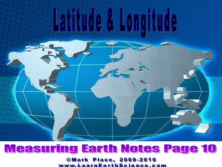 Let’s Look at This Question: How is latitude measured?