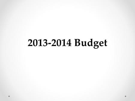 2013-2014 Budget. Funds General Fund (GF) Accounts for the day-to-day operations of the school district. Associated Student Body Fund (ASB) Accounts for.