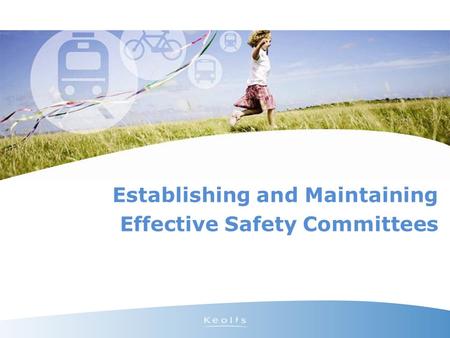 Establishing and Maintaining Effective Safety Committees.