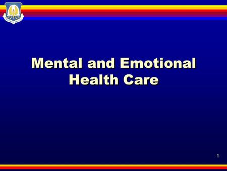 1 Mental and Emotional Health Care. 2 Motivation Emotions are feelings created in response to thoughts, remarks, and events. Today, you'll learn about.