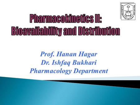 Pharmacology Department