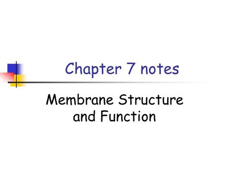 Chapter 7 notes Membrane Structure and Function. Concept 7.1 Most abundant lipids in membranes are ________________. - phospholipids are amphipathic (head.