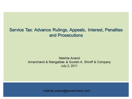Amarchand & Mangaldas & Suresh A. Shroff & Company
