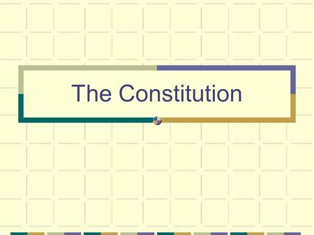 The Constitution. Basic law of the United States Provides a framework for government Symbol of American ideals and beliefs This is where the goals of.