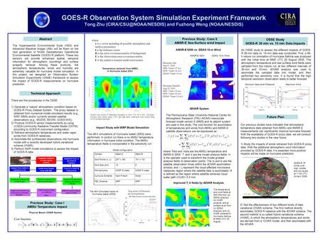 The Hyperspectral Environmental Suite (HES) and Advanced Baseline Imager (ABI) will be flown on the next generation of NOAA Geostationary Operational Environmental.
