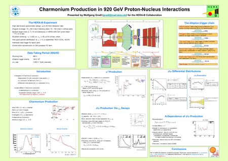 Charmonium Production in 920 GeV Proton-Nucleus Interactions Presented by Wolfgang Gradl for the HERA-B