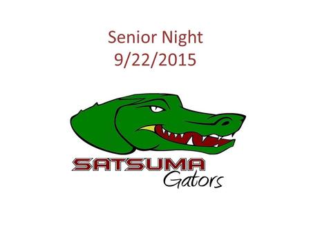 Senior Night 9/22/2015. Contact Info Ashlee P. Smith Junior/Senior Counselor 251-380-8222 Office/251-380-8191