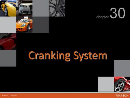 Chapter 30 Cranking System.
