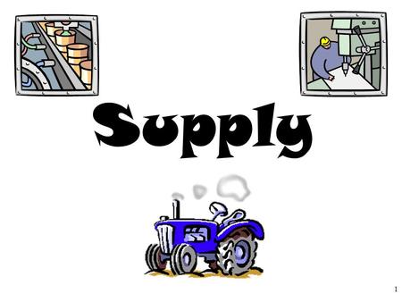 Supply 1. 5 Shifters of Supply 2 Subsidies It is government payment to support business or market. Subsidies cause the supply of a good to increase. 1.Input.