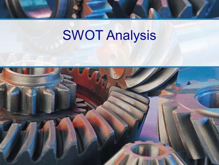 SWOT Analysis. What is SWOT….???? SWOT analysis is a tool for auditing an organisation and its environment. It is the first stage of planning and helps.
