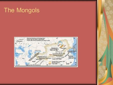 The Mongols. Turkish empires and their neighbors about 1210 C.E.