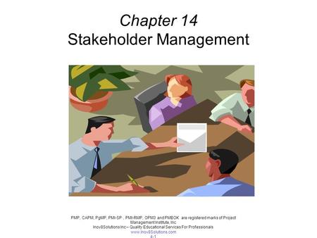 Chapter 14 Stakeholder Management