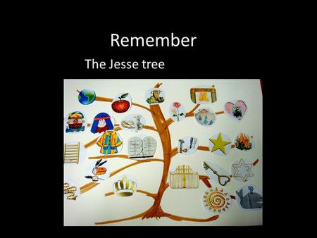 Remember The Jesse tree.